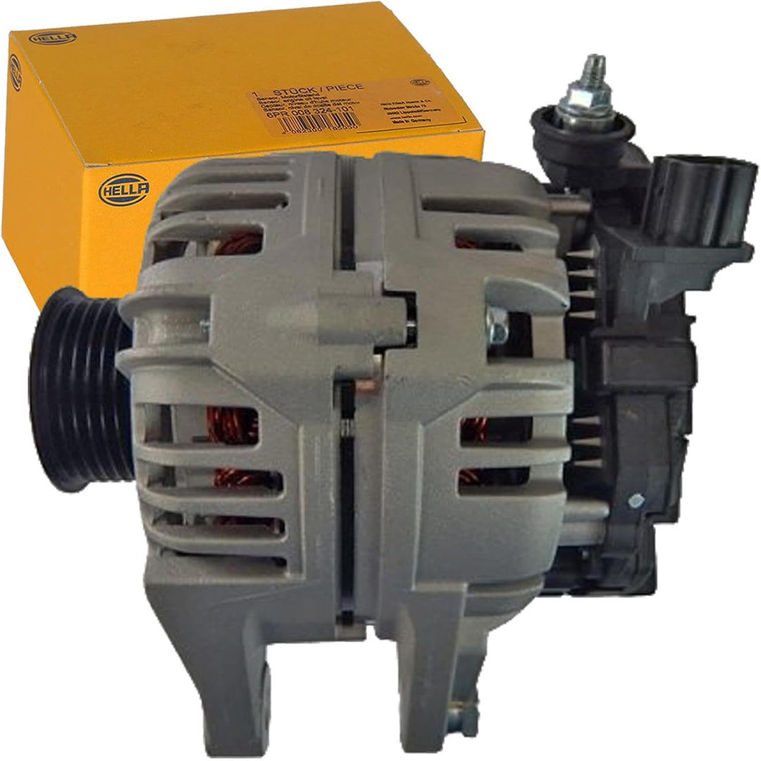 HELLA - Generator/Lichtmaschine - 14V - 90A - für u.a. Toyota Corolla Verso (ZER_, ZZE12_, R1_) - 8E