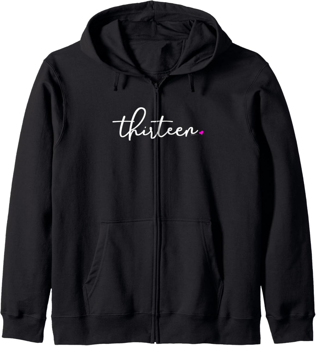 13th Birthday for Girls Thirteen Party Teen Pink Age 13 Year Kapuzenjacke