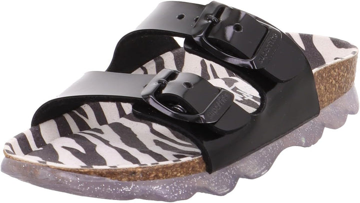 Superfit Mädchen Jellies Pantoffeln 27 EU Schwarz 0000, 27 EU Schwarz 0000