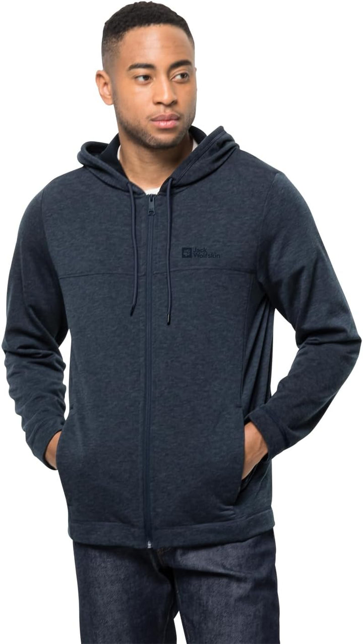 Jack Wolfskin Herren Waldsee Hooded JKT M Fleecejacke M Night Blue, M Night Blue