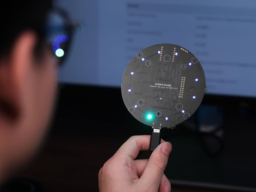 ReSpeaker XMOS XVF3800 - AI-Powered 4-Mic Array for Clear Voice Even in Noise