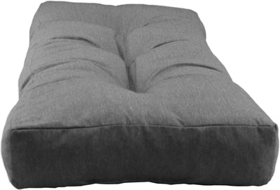 Sitzkissen Palettensofa 120x60 - Polster in Grau - Bequemer Komfort Sitzkissen 60cm Grau, Sitzkissen