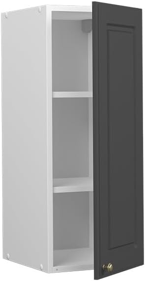 Vicco Hängeschrank Fame-Line, Anthrazit-Gold/Weiss, 30 cm Anthrazit-gold Hängeschrank 30 cm, Anthraz