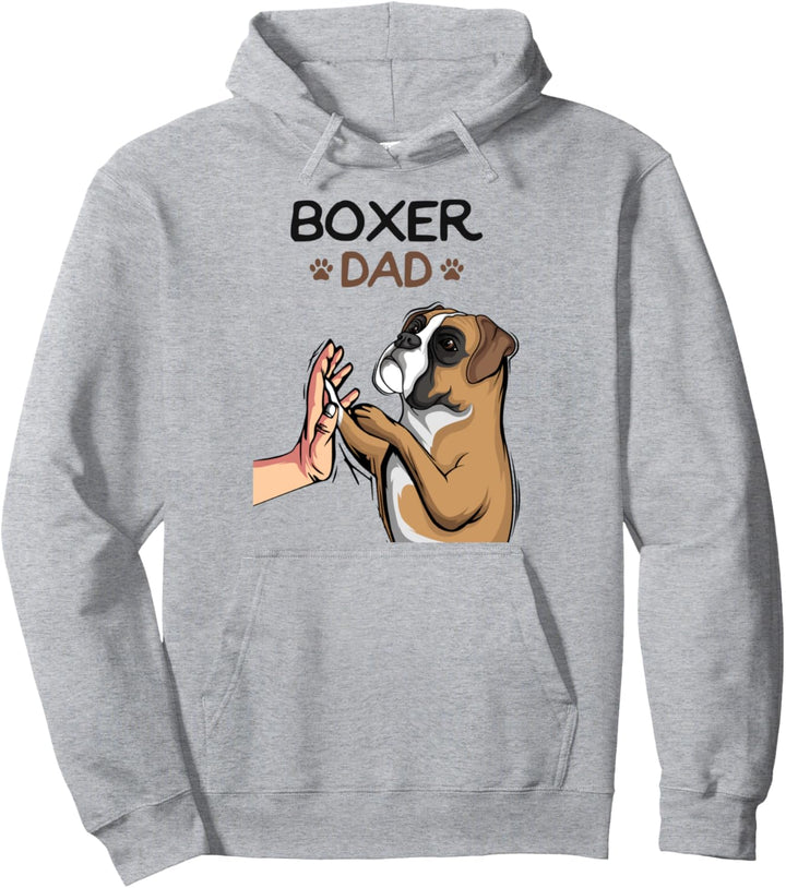 Boxer Hunde Papa Herrchen Pullover Hoodie