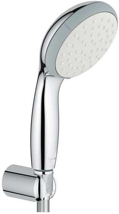 Grohe Vitalio Go 100, Brause-und Duschsysteme - Wandhalterset, 1 Strahlart, chrom, 26198000 Silber,