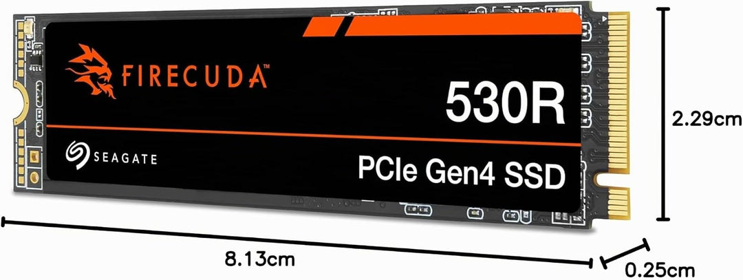 Seagate FireCuda 530 Refresh NVMe SSD 1TB, für PS5/PC, M.2 PCIe Gen4 ×4 NVMe 1.4, bis zu 7.300 MB/s,