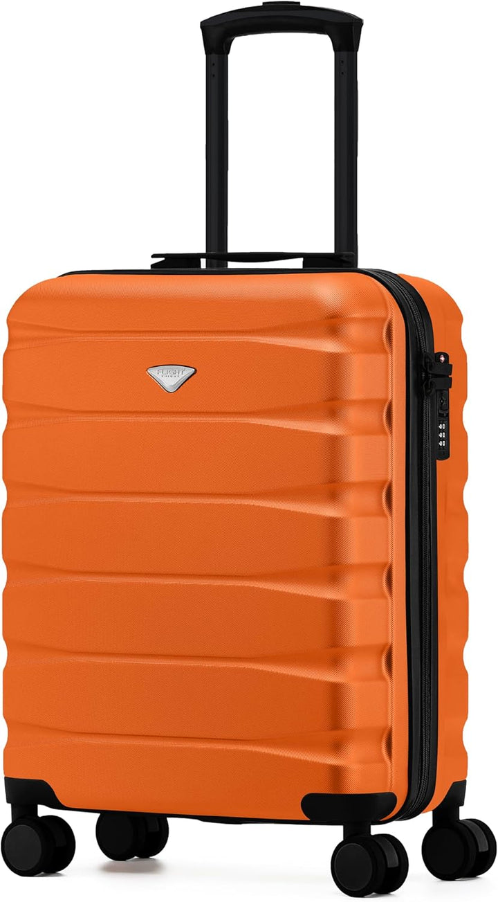 Flight Knight Leichter Koffer 29 Zoll Gross Check In Koffer ABS Hartschale 4 Rollen Fuer easyJet Bri