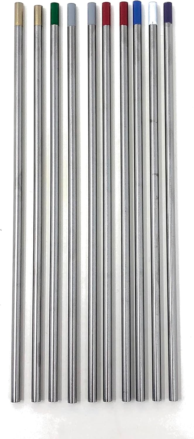 ELCAN Wolfram-WIG-Schweisselektroden, professionell, verschiedene Farben zum Schweissen, 1,0, 1,6, 2
