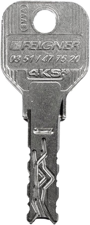 EVVA 4KS Knaufzylinder 61/36K | Hochsicherheits-Zylinder Schliesszylinder mit Bohrschutz Ziehschutz