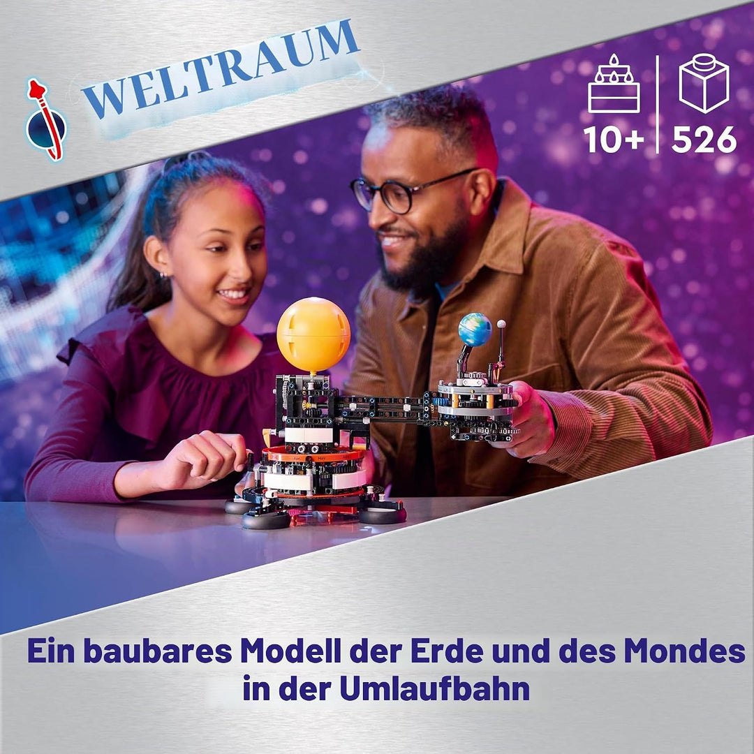 LEGO Technic Sonne Erde Mond Modell Spielset, Geschenk für Kinder ab 10 Jahren & Star Wars Millenniu