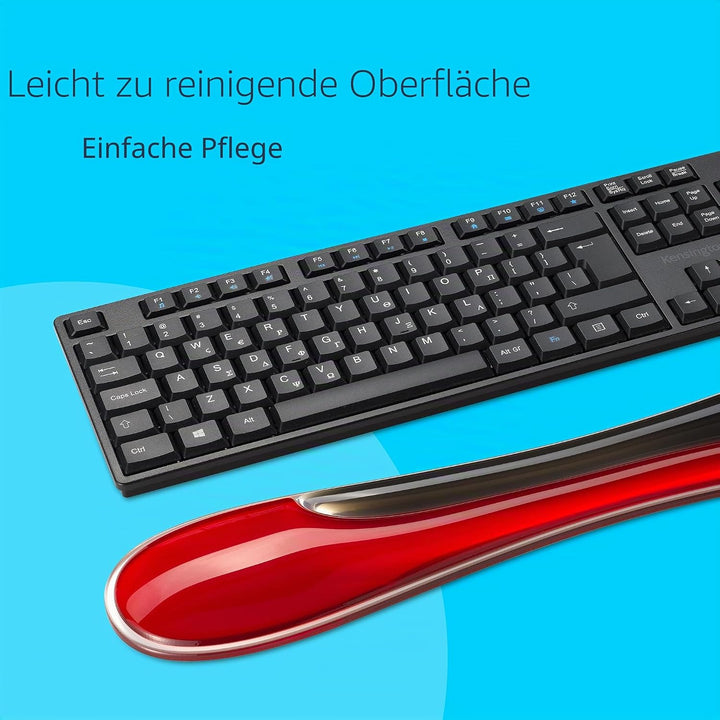 Kensington Slim Duo Gel Tastatur-Handgelenkstütze, ergonomische Handgelenkstütze, geeignet für flach