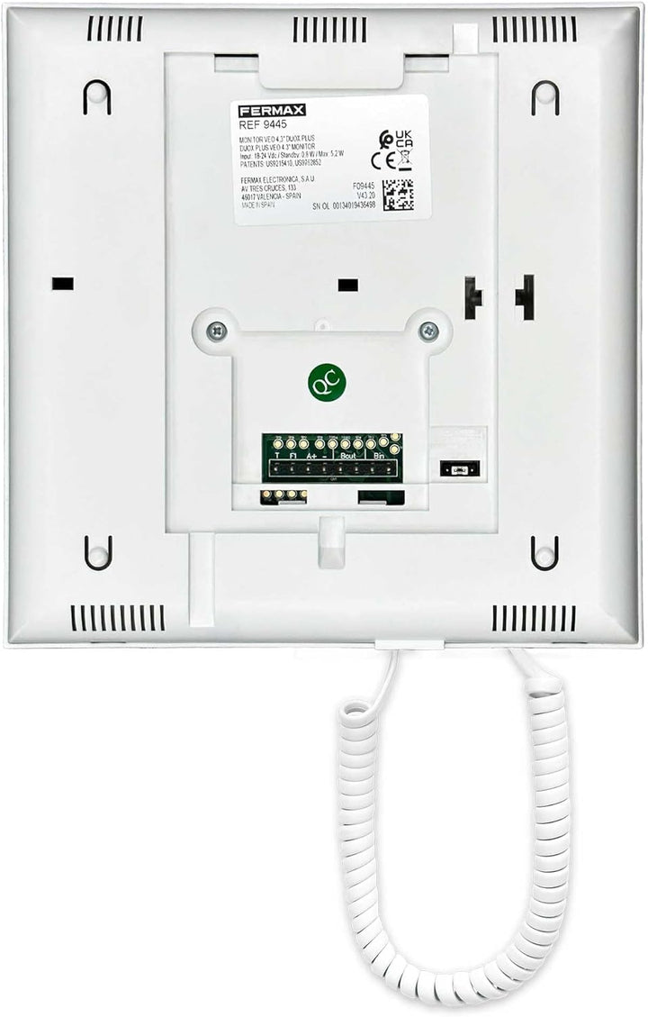 FERMAX 94411 Video Kit City VEO DUOX Plus WiFi Farbe 1L (2-adrig), weiss