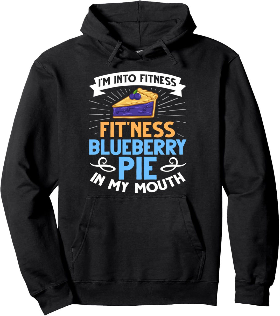 Blaubeerkuchen Heidelbeer Blaubeere Rezept Vegan Pullover Hoodie