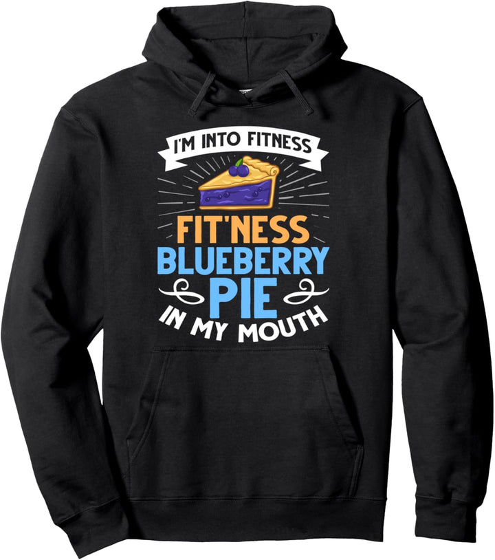 Blaubeerkuchen Heidelbeer Blaubeere Rezept Vegan Pullover Hoodie