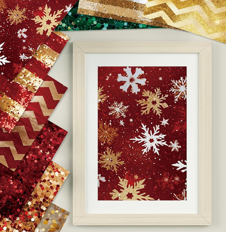 Origami Papier Weihnachten 24 Stück Origami Weihnachten 15.2 x 15.2 cm Weihnachtspapier Zum Basteln