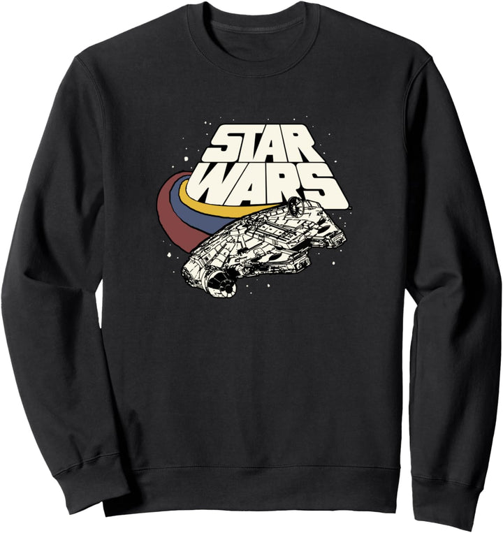 Star Wars Falcon Ship Three Stripes Sweatshirt