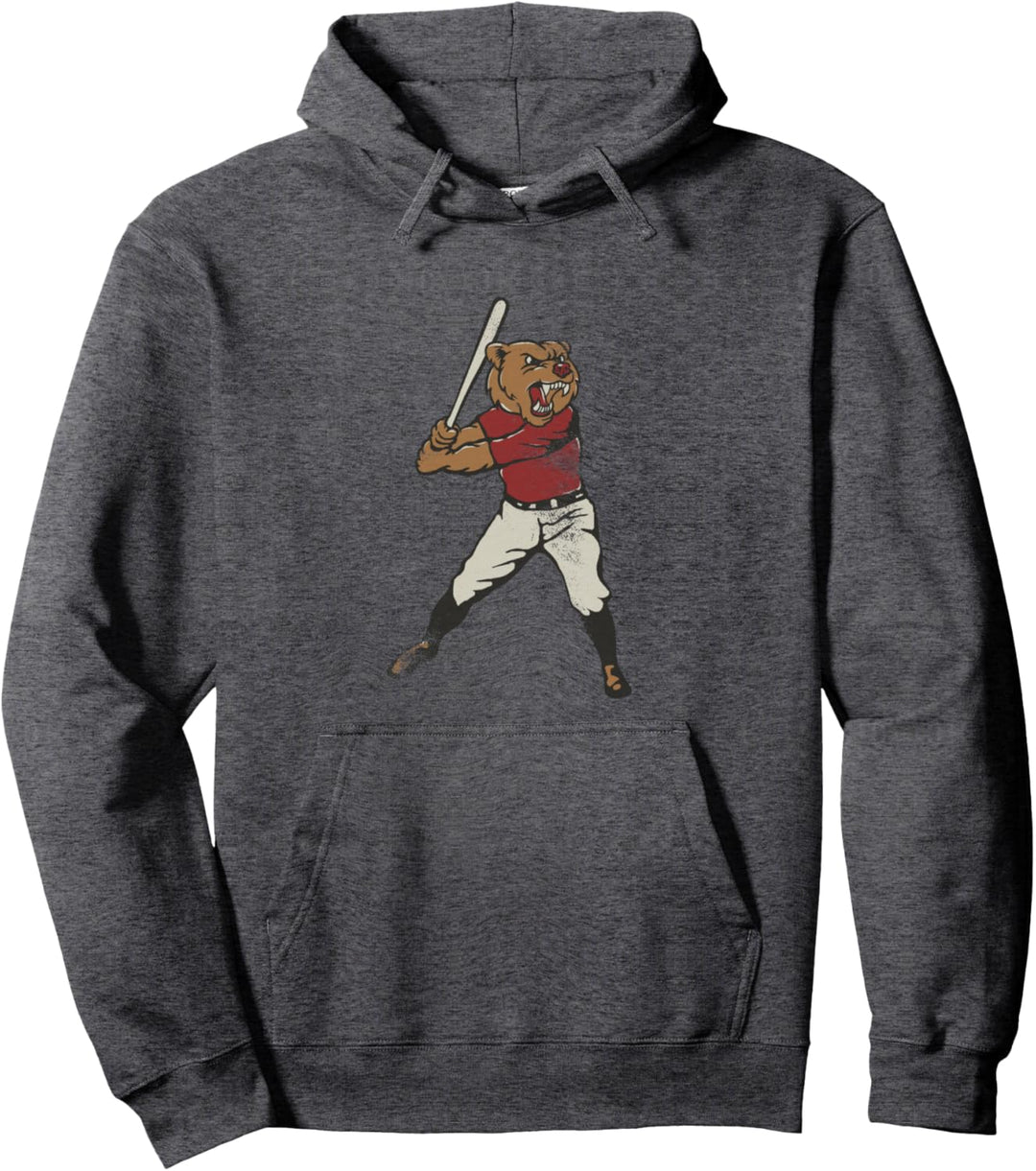 Baseball-Bär. Pullover Hoodie