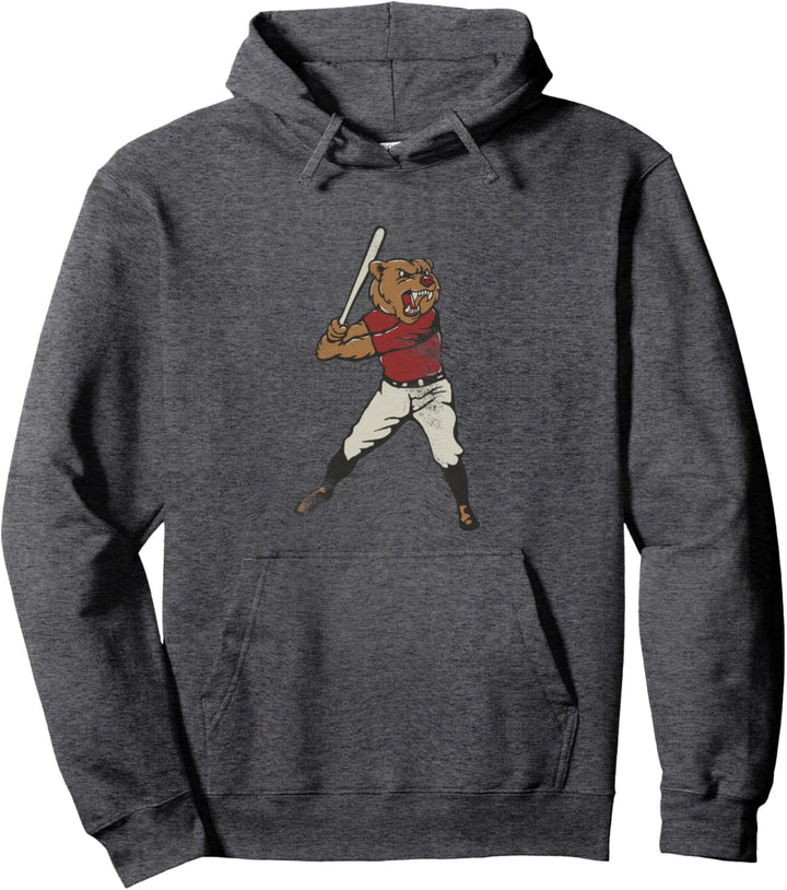 Baseball-Bär. Pullover Hoodie