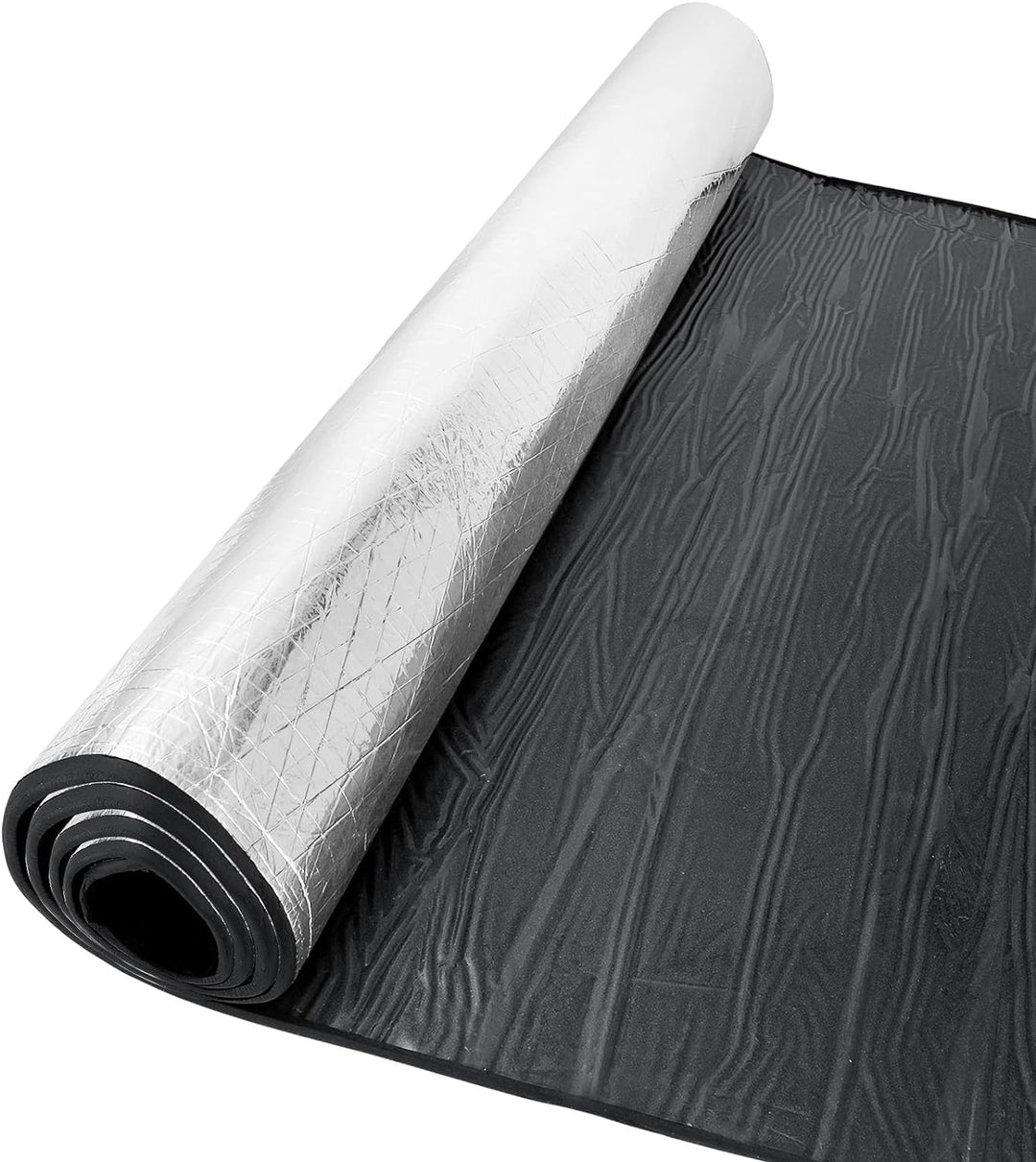 FWEEK Selbstklebende Dämmplatte, 7mm Aluminium Selbstklebend Isolierfolie, Dämmung Kautschuk Isolier