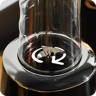 BlendGo Blender Smoothie-mixer, Trinkflasche 600 Ml, Schwarz Schwarz HUS1012, Schwarz HUS1012