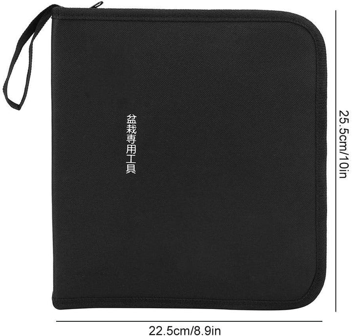 Fdit Garden Bonsai Tool Bag Organizer Pouch Halter für Mini-Gartengeräte im Innenbereich