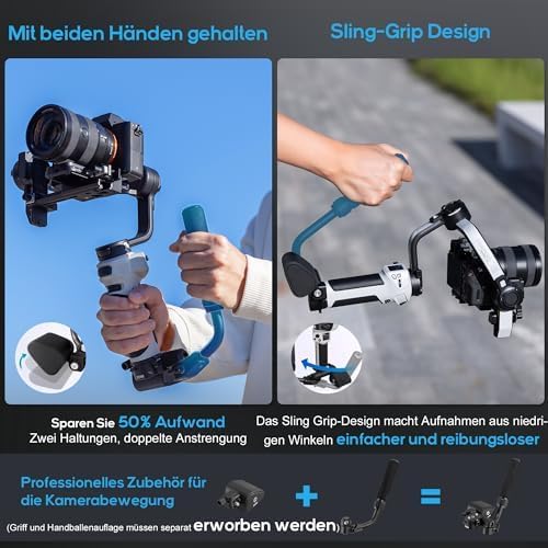 ZHIYUN [Official] Griff und Handballenauflage Set für Weebill 3S/Weebill 3E