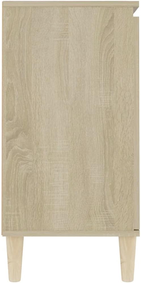 vidaXL Sideboard 2 Schubladen 2 Türen Kommode Anrichte Schrank Mehrzweckschrank Beistellschrank Stan