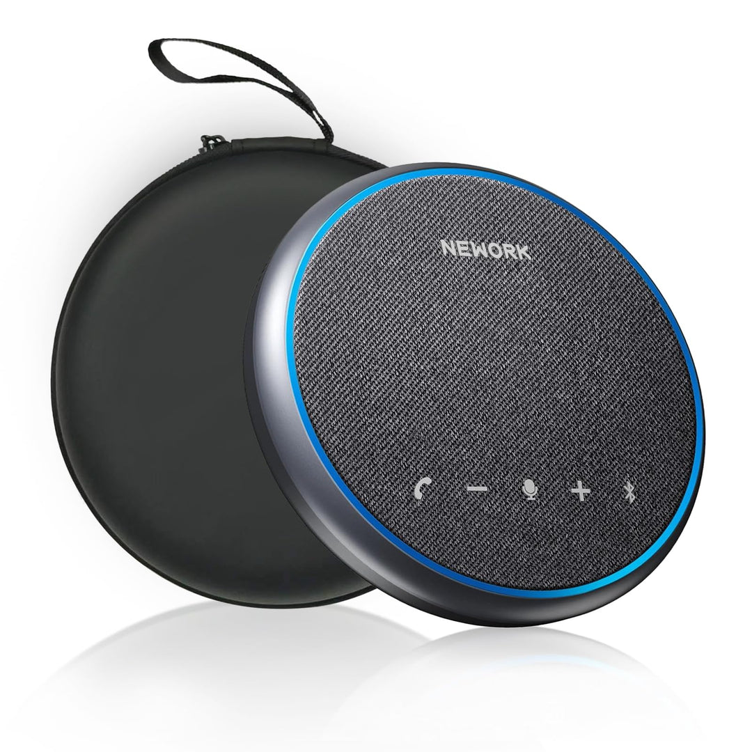 Bluetooth-Freisprecheinrichtung für Konferenzen, 3 AI-Mikrofone mit Geräuschunterdrückung, 12-Stunde