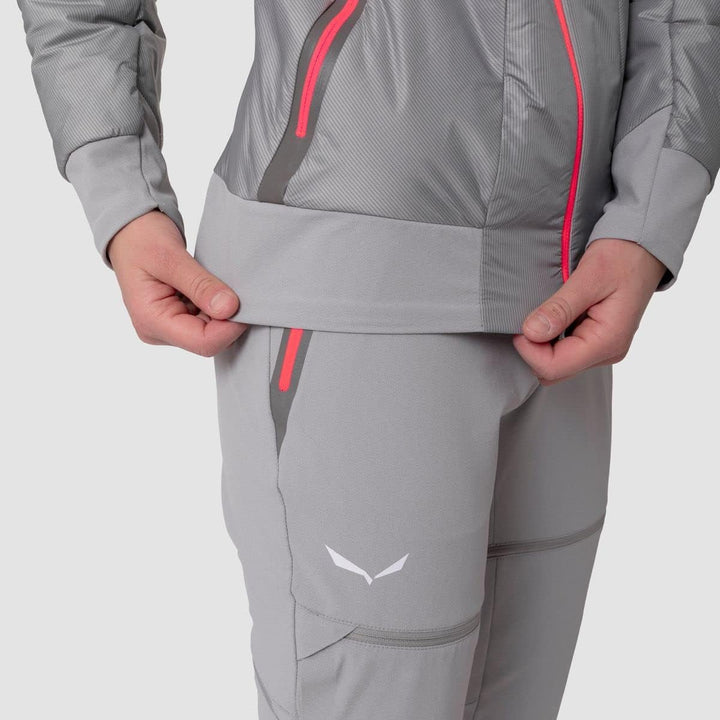 Salewa Damen Pedroc Hyb. Twr W Hood Jkt. Jacke 34 Alloy/6080, 34 Alloy/6080