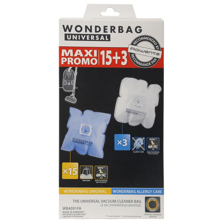 Staubsaugerbeutel Rowenta SAC Wonderbag Universal X18