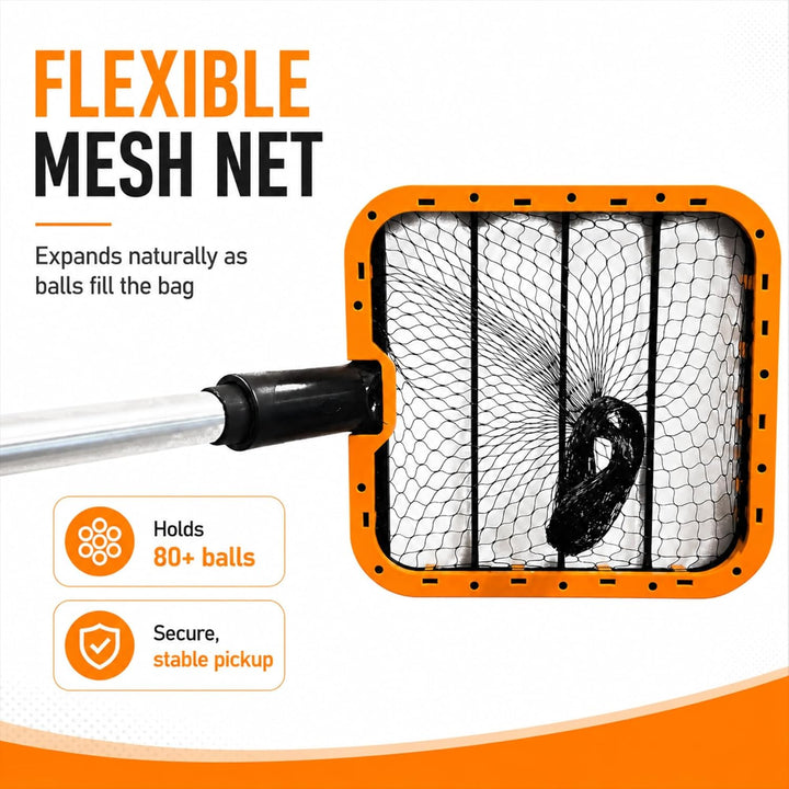PICK 'N GO Tragbarer Ballpicker für Tischtennis, Ping Pong