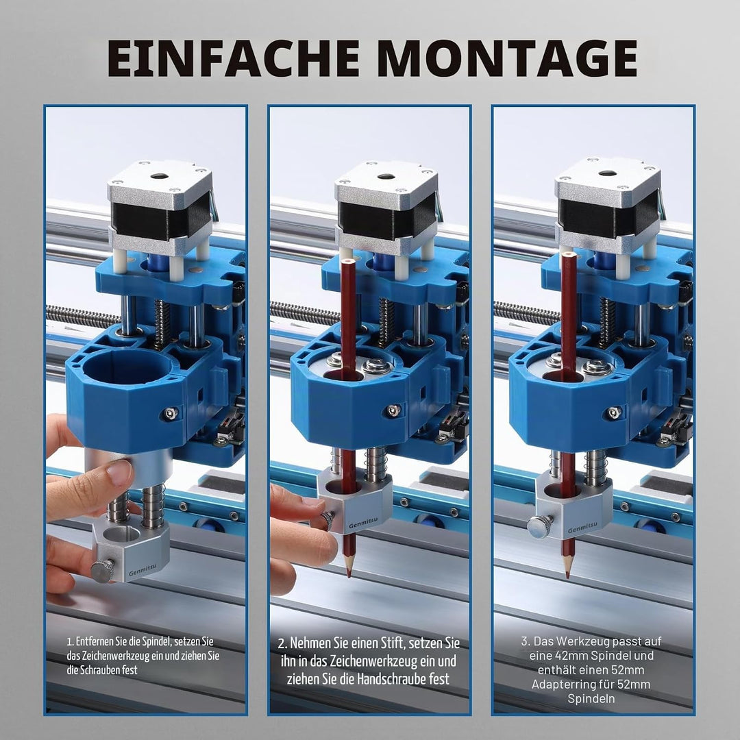 Genmitsu CNC-Fräser-Zeichenroboter-Tool, Plotter-Handschriftrobotermodul, einfache Umwandlung von CN