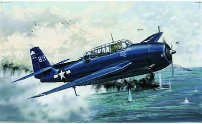 Trumpeter 02234 Modellbausatz Grumman TBF-3 Avenger, Mittel