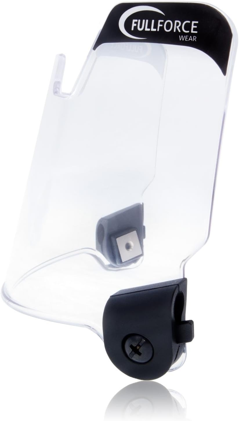 Full Force Eyeshield Clear, Transparent, Senior