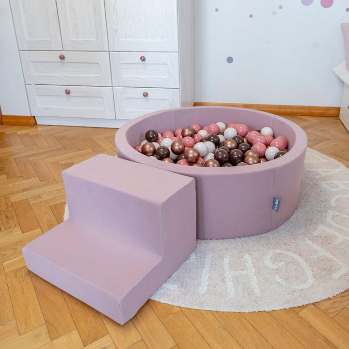 KiddyMoon Spielplatz Aus Schaumstoff Hindernisläufen, Element Hügel/Tunnel/Rampe/Kopfteil, Erikafarb