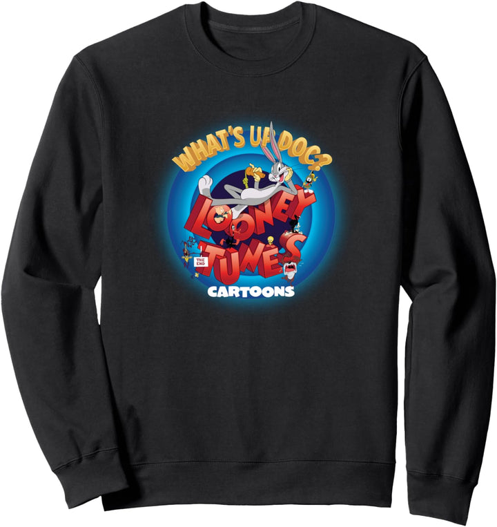 Looney Tunes Cartoons Whats Up Doc Circle Sweatshirt