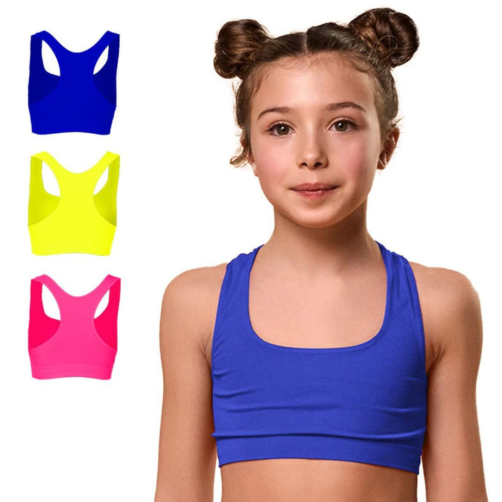 FOCENZA Top für Mädchen aus Mikrofaser, elastisch und bequem, ideal für Gymnastik und Sport, Multipa