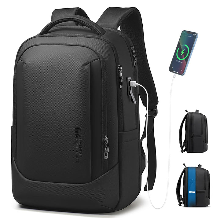 hk Business Laptop Rucksack Herren 16 Zoll Erweiterbarer 28L-40L Reiserucksack mit USB Ladeanschluss
