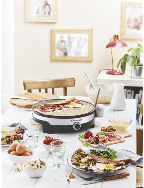 Lagrange 109016 Crêpespfanne Maxi Crepes + 3 Schokobläser