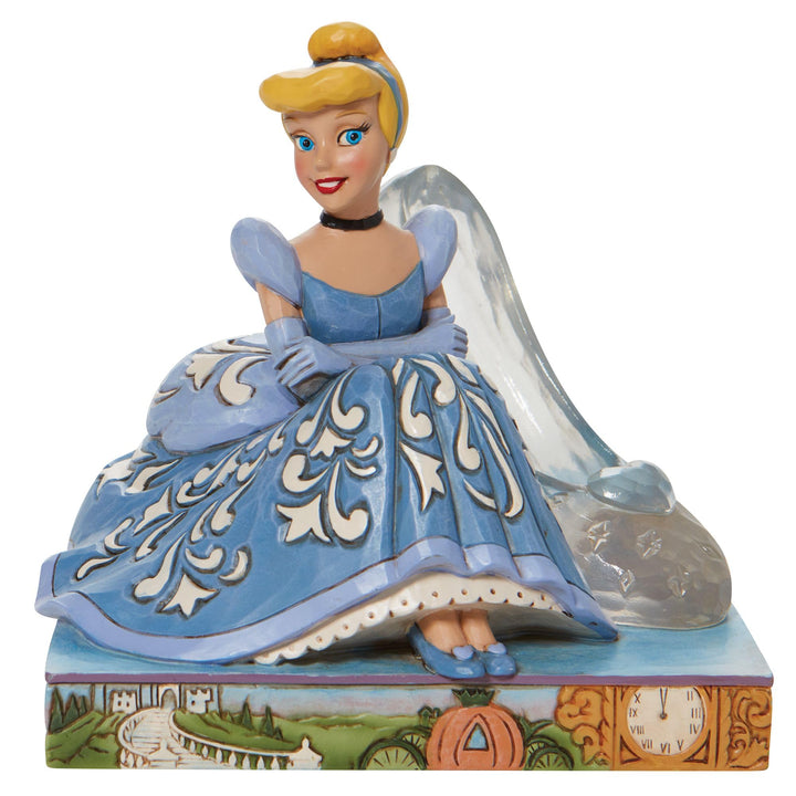 ENESCO Disney Traditions Cinderella A Magical Midnight Figur, ENESC-6010095, Blauen 5.39 Inch, 5.39