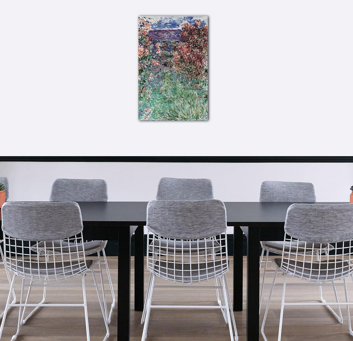 Printed Paintings Leinwand (40x60cm): Claude Monet - Das Haus in den Rosen 40x60 cm, 40x60 cm