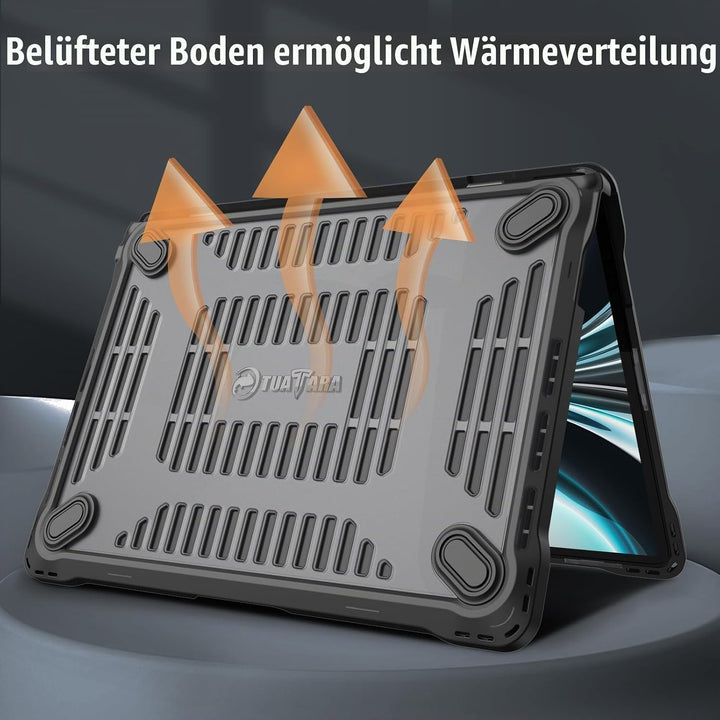 Fintie Hülle Kompatibel mit MacBook Air M5 M4 M3 M2 13.6" (2026-2022) A3449 A3240 A3113 A2681- Rugge
