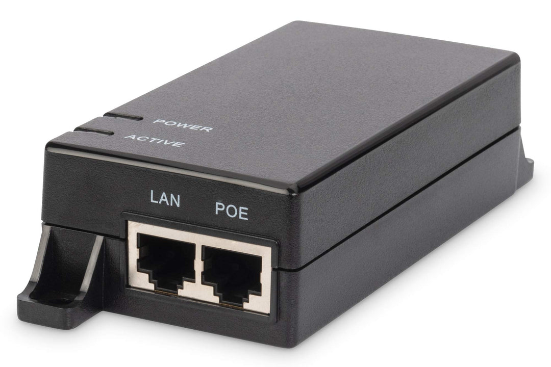 DIGITUS PoE Injektor - IEEE802.3af - Gigabit Ethernet - 15.4 Watt - max. 48 Volt - Stromversorgung P