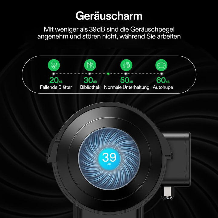 VIVOSUN AeroZesh S4 Rohrventilator 100 mm, 353 m³/h Abluftventilator mit E12-Geschwindigkeitsregler,