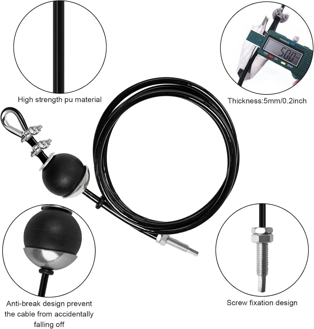LFJ Gym Kabel Draht Fitnessgerät Stahlseil für Latzug Kabelzug Fitness Home Gym Riemenscheibensystem