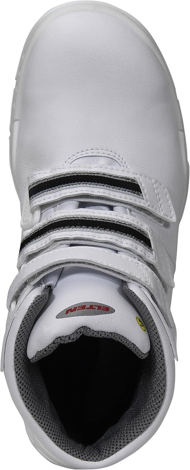 Elten Sicherheitsschnürstiefel "White Strap Mid" ESD S3, Grösse 39, 760171 39 EU, 39 EU