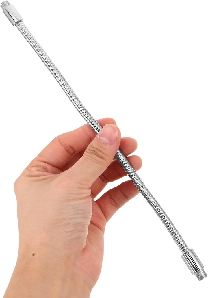 Cabilock 4 Stück Flexibles Schwanenhals Verlängerungsrohr aus Eisen mit M8-gewinde Leicht und Silber