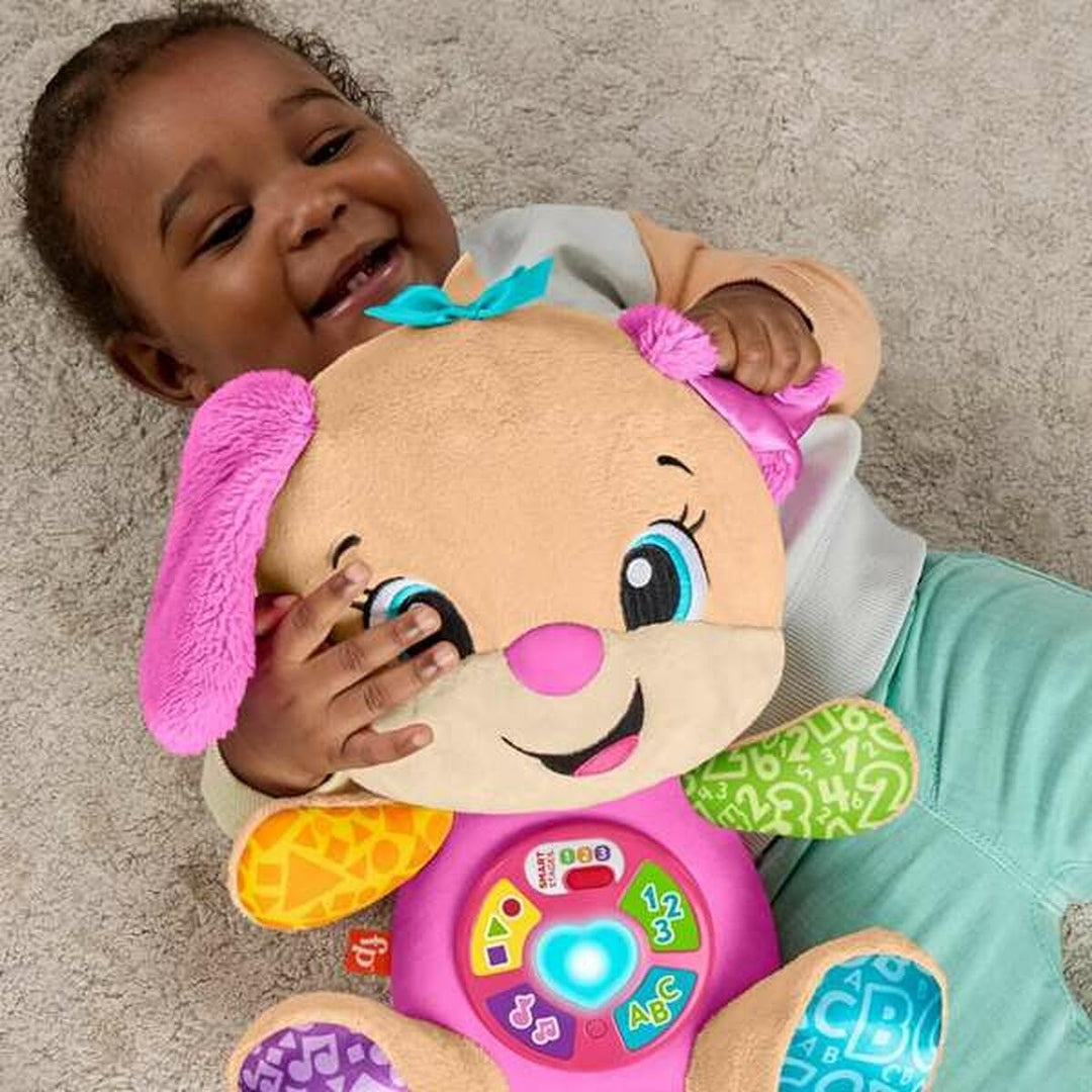Fisher-Price Laugh & Learn JFD35 Plüschtier mit Smart Stages Musikalisches Lernspielzeug für Babys a