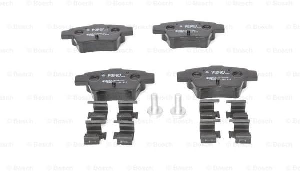 Bosch BP1009 Bremsbeläge - Hinterachse - ECE-R90 Zertifizierung - vier Bremsbeläge pro Set