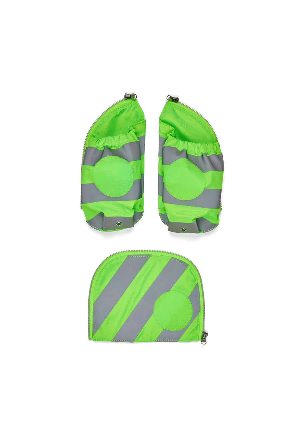 ergobag pack Seitentaschen Zip Set Sichtbarkeits-Set mit Seitentaschen pack cubo und cubo light Set